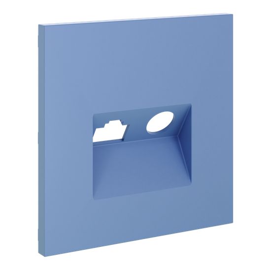 Накладка для розетки TV+RJ45 кат. 6, S70 (деним)