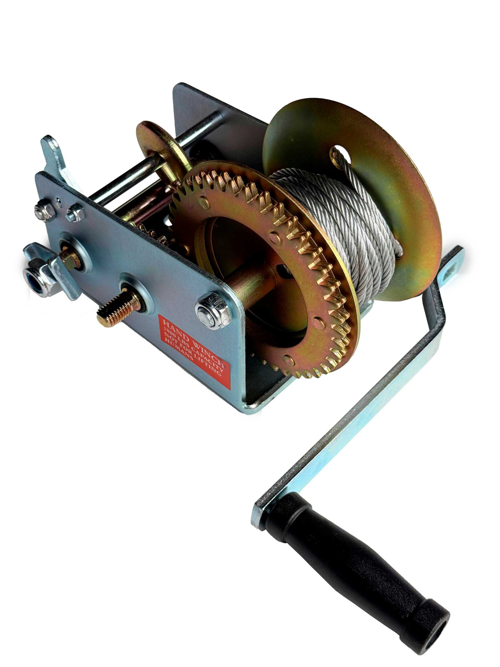 Лебедка ручная барабанная (трос) 0,81T-10M