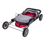 Коляска для куклы лежачая, пакет FL9199