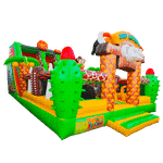 Коммерческий надувной батут «Сафари Ультра», 10*6*6 м