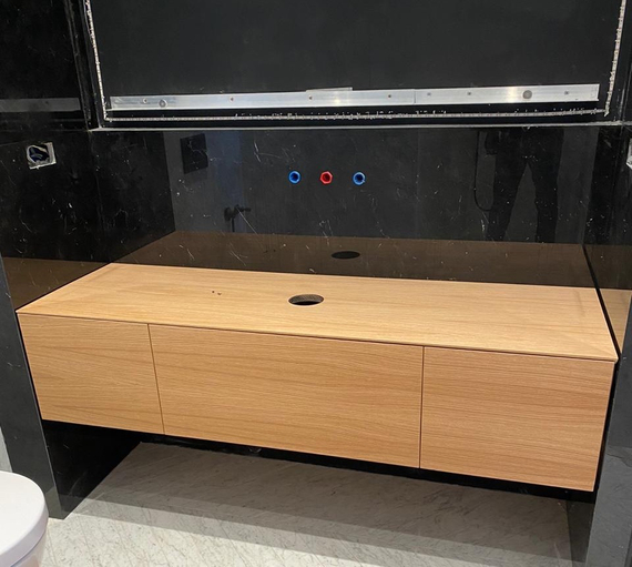 Подвесная тумба под раковину