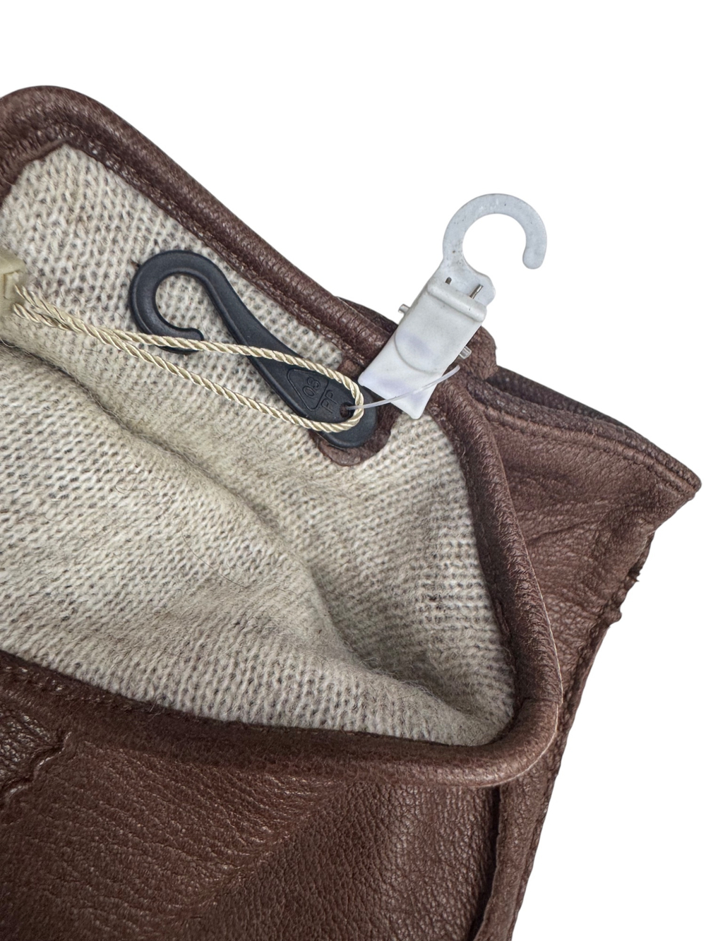 Перчатки. Мужские. Материал верха: Кожа оленя. Подклад: Трикотаж-шерсть. 5 шт в упаковке.