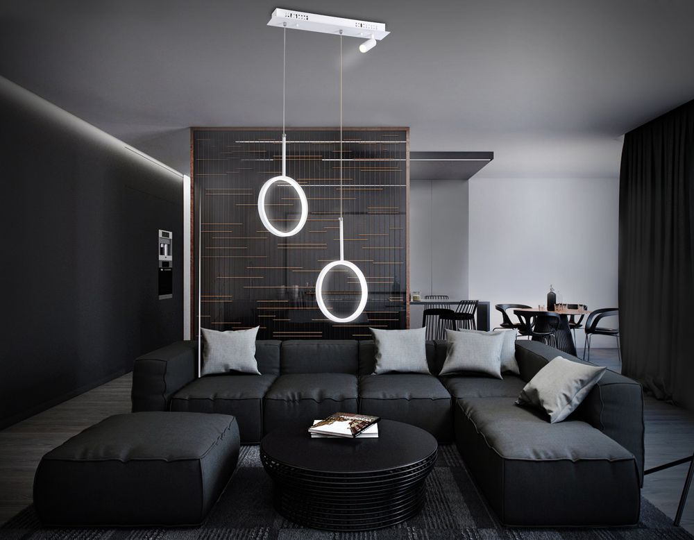 Ambrella Подвесной светодиодный светильник с пультом LineTech FL5272