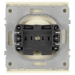Розетка ЭРА Arktik 16-2106-02 без заземления 2P 16А-250В слоновая кость | Эра Arktik
