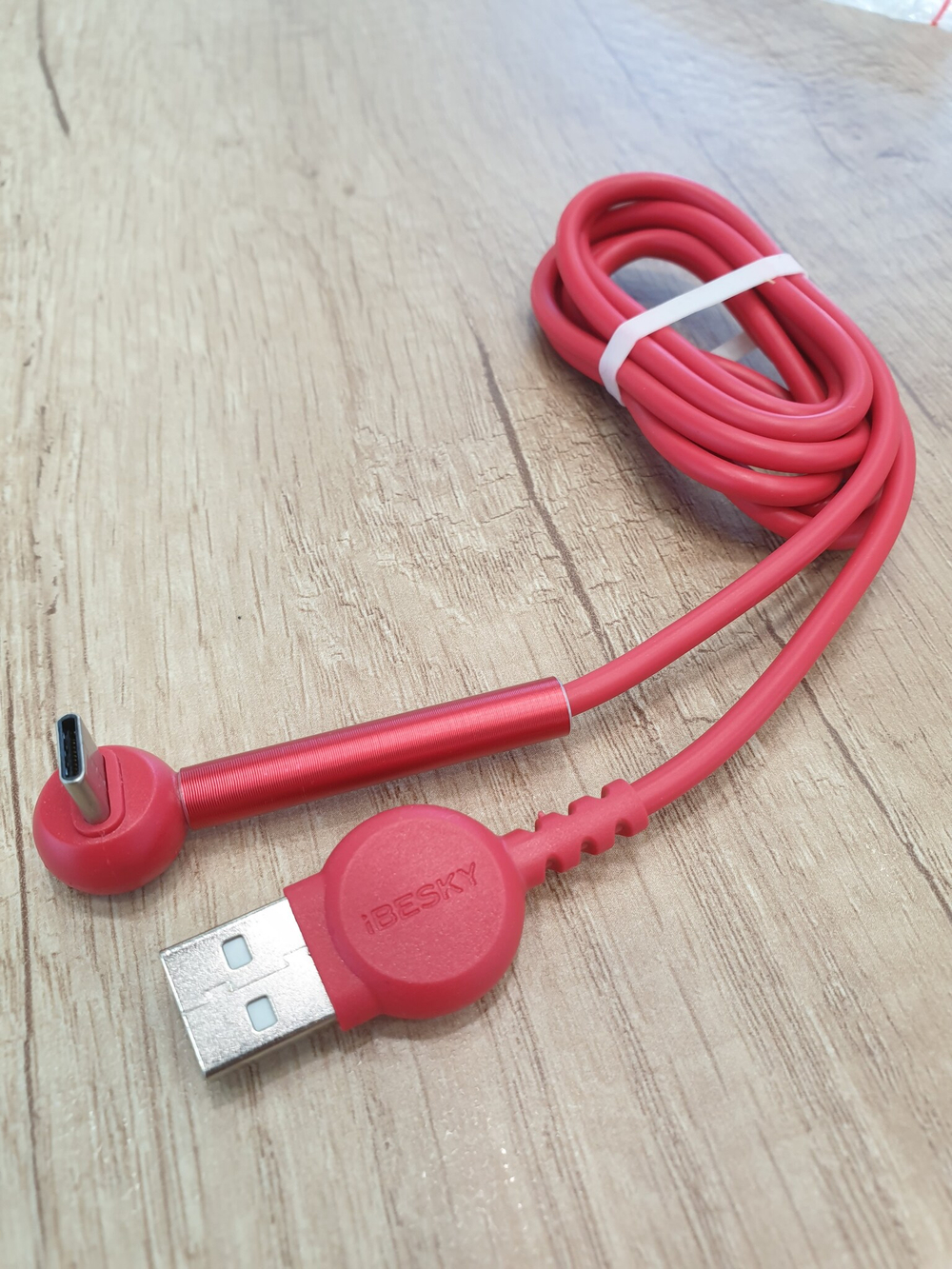 Кабель Type-C USB red iBesky