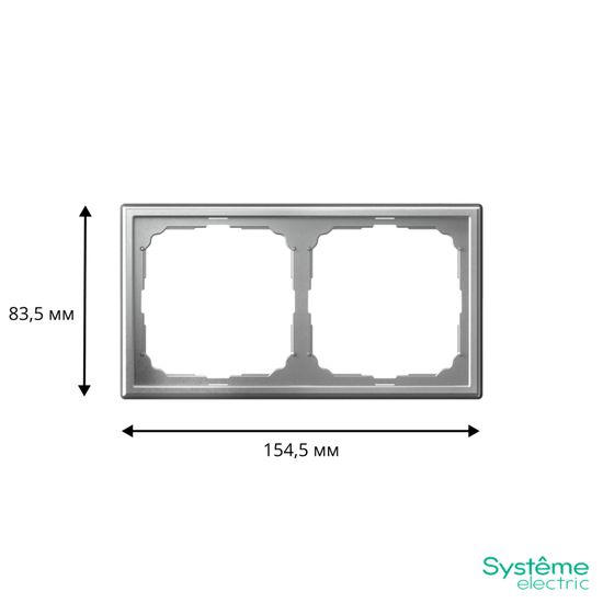Рамка 2-м ArtGallery универс. алюм. SE GAL000302