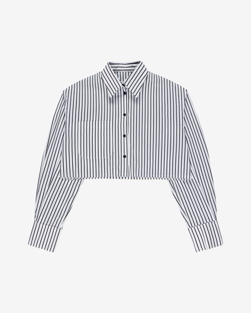 Рубашка Kraizy Stripes короткая с рукавом белая