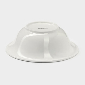 Тарелка глубокая Magistro Rodos, 650 мл, 18×6 см, фарфор, белая