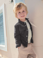 Комплект из трех предметов для мальчика Next B47-200, Темно-серый, Белый, Песочный