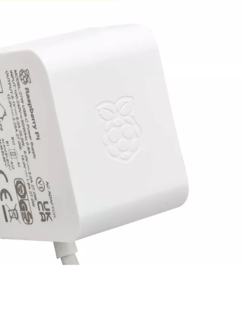 Блок питания для Raspberry Pi 5 (27w) - официальный белый цвет