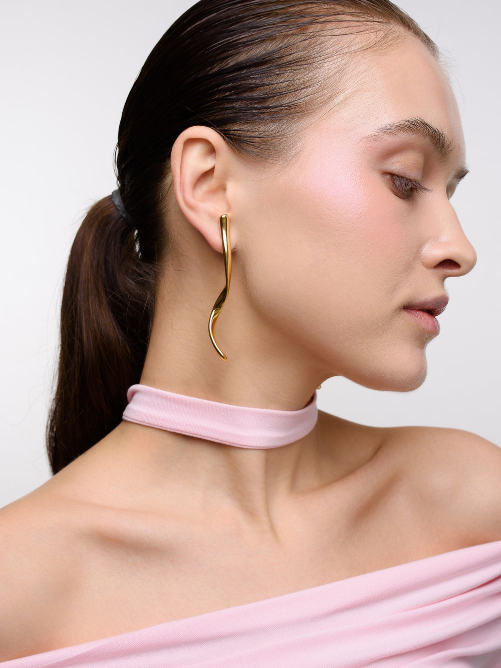 Серьги "Bacillus" Gold