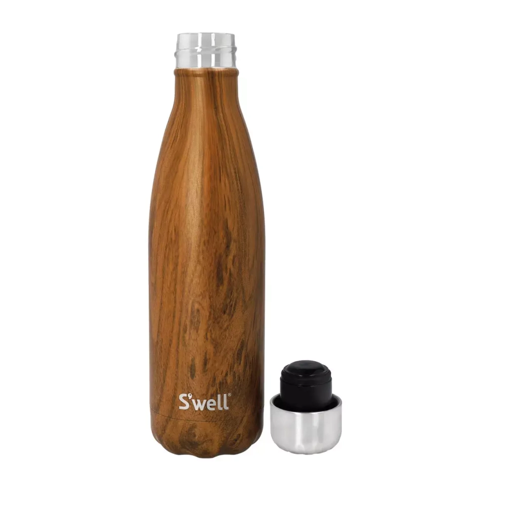 Kitchen Craft - S&#39;well Термобутылка из тикового дерева, 500 мл. / артикул   WWB-TEAK01EU  / GTIN 5057982096434