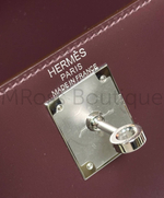 Женская сумка Hermes Kelly коричневого цвета