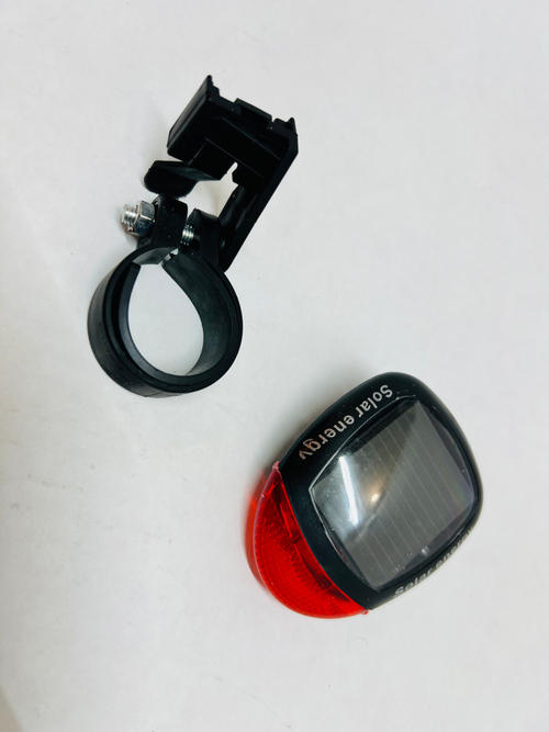 Светодиодный фонарь с солнечной батареей для велосипеда LED ГАБАРИТ