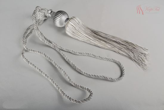 Подхваты-кисти для штор 2шт. серебро