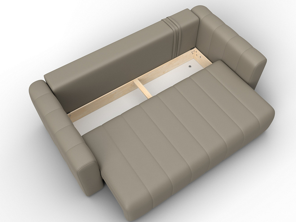 Диван прямой Лига-062 НПБ ЭКОКОЖА GRIFON 04 бежевый