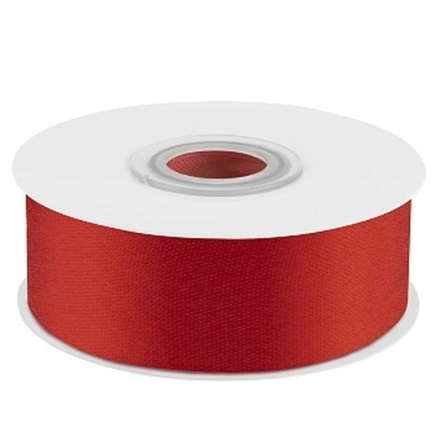 Лента атласная (2,5 см*22,85 м) Красный