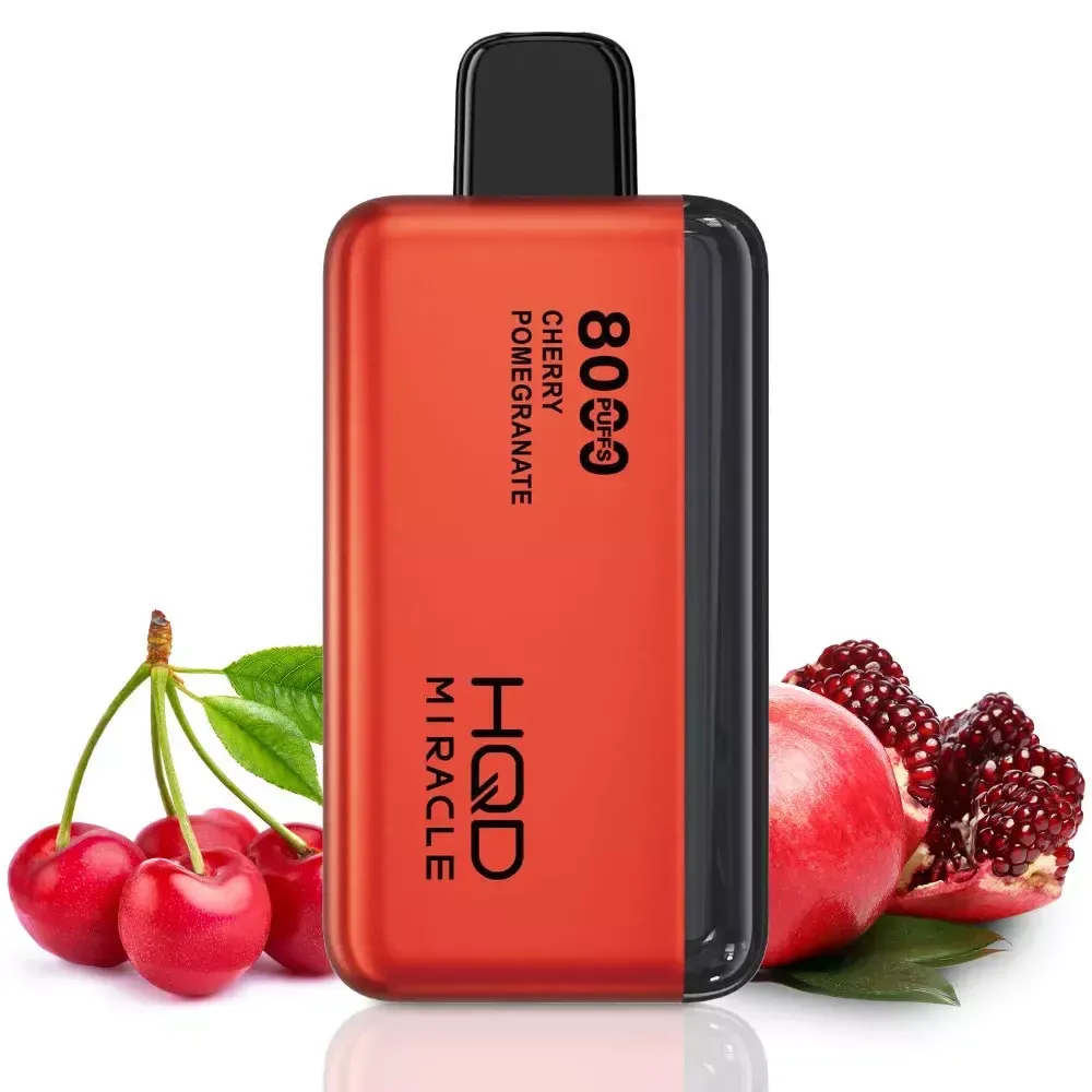 HQD MIRACLE 8000 - Cherry Pomegranate (5% nic)