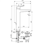 Смеситель для раковины Ideal Standard CERAPLAN BD277AA