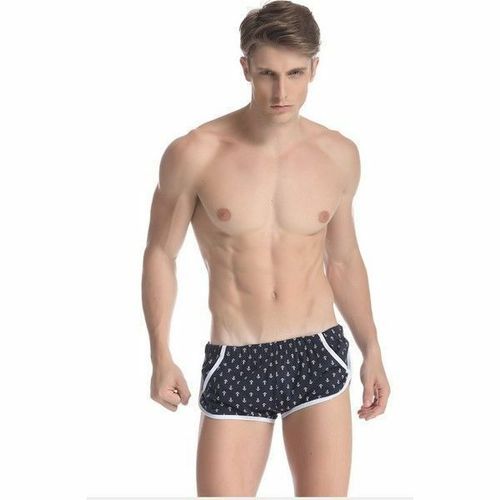 Мужские шорты синие с якорями Gillbro Navy Anchor Shorts