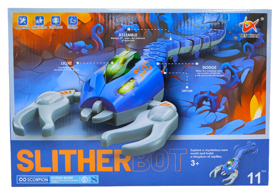Робот - бот SlitherBot  " Скорпион " 11 деталей