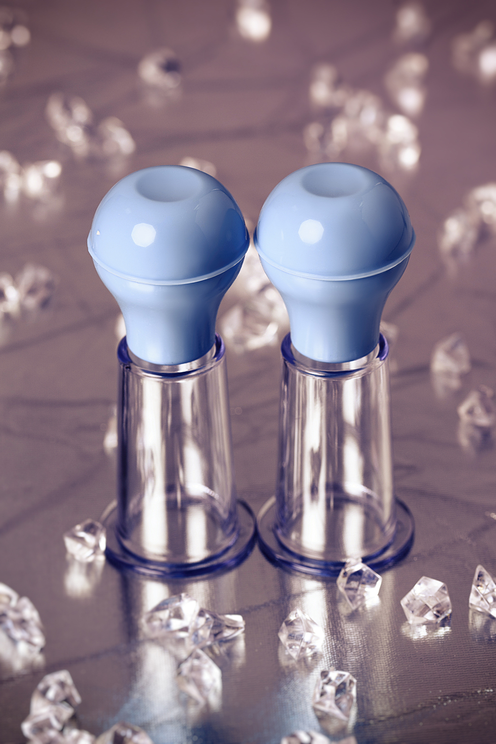 Набор для стимуляции сосков TOYFA голубой 9,7 см