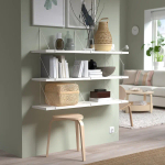 Комбинация настенных полок - BERGSHULT/PERSHULT IKEA/БЕРГСХУЛЬТ/ ПЕРСХУЛЬТ ИКЕА, 120х30 см, белый