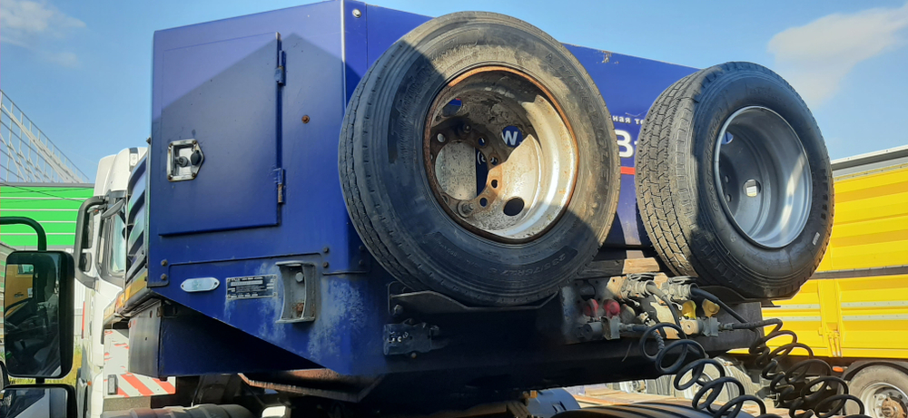 ПКФ СААБ 9891* Полуприцеп тяжеловоз 4 оси 9891-0000040-06 (Раздвижной)