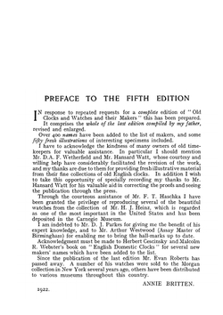 Old clocks and watches & their makers | Frederick James Britten