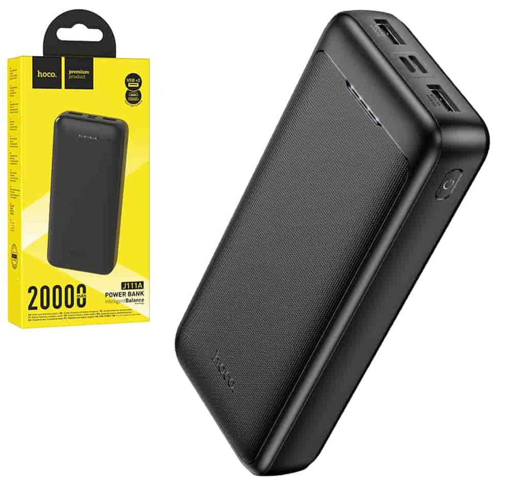 Портативный аккумулятор HOCO J111A 20000 mAh (черный)