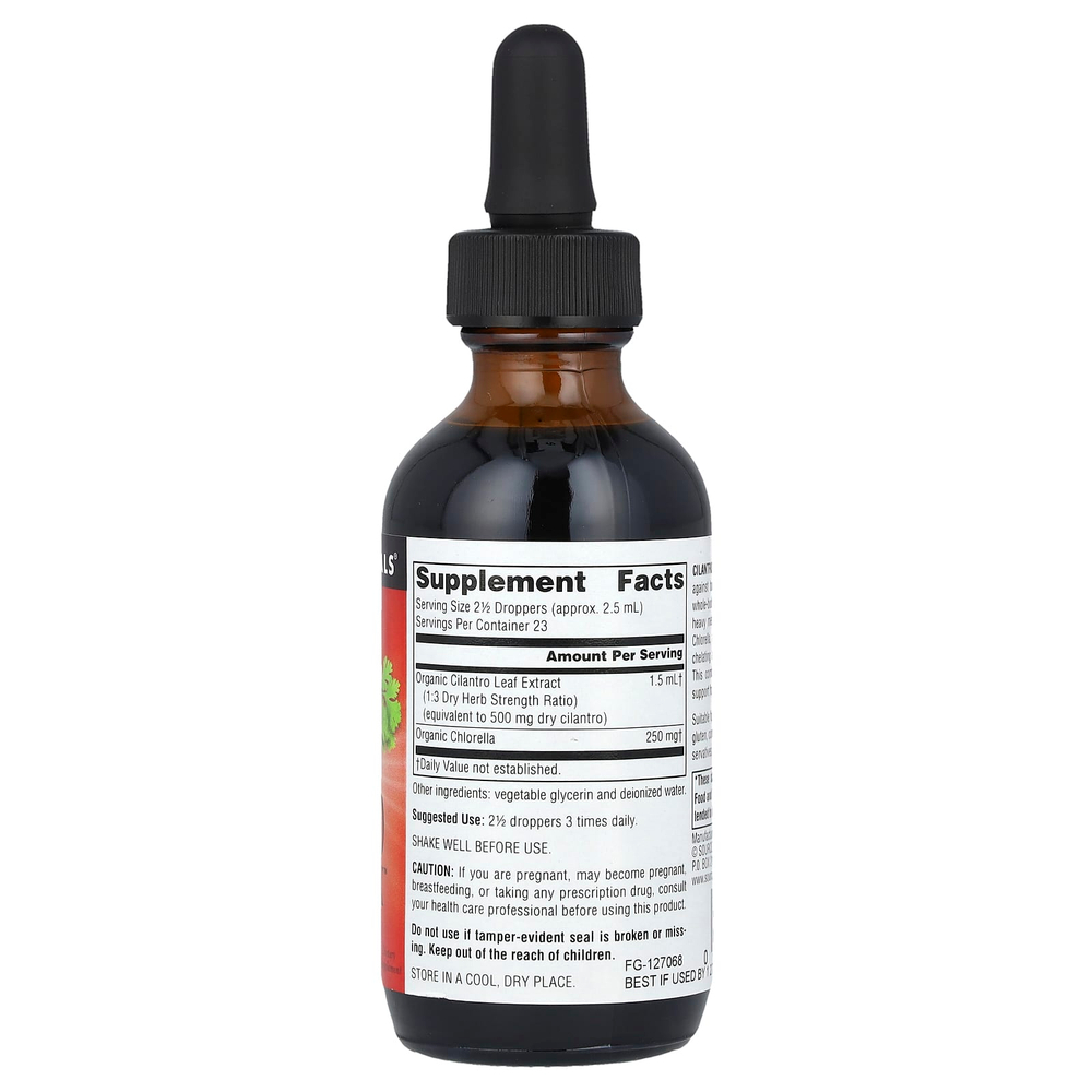 Source Naturals, Cilantro Metal Detox ™ с хлореллой, 59,14 мл (2 жидк. унц.)
