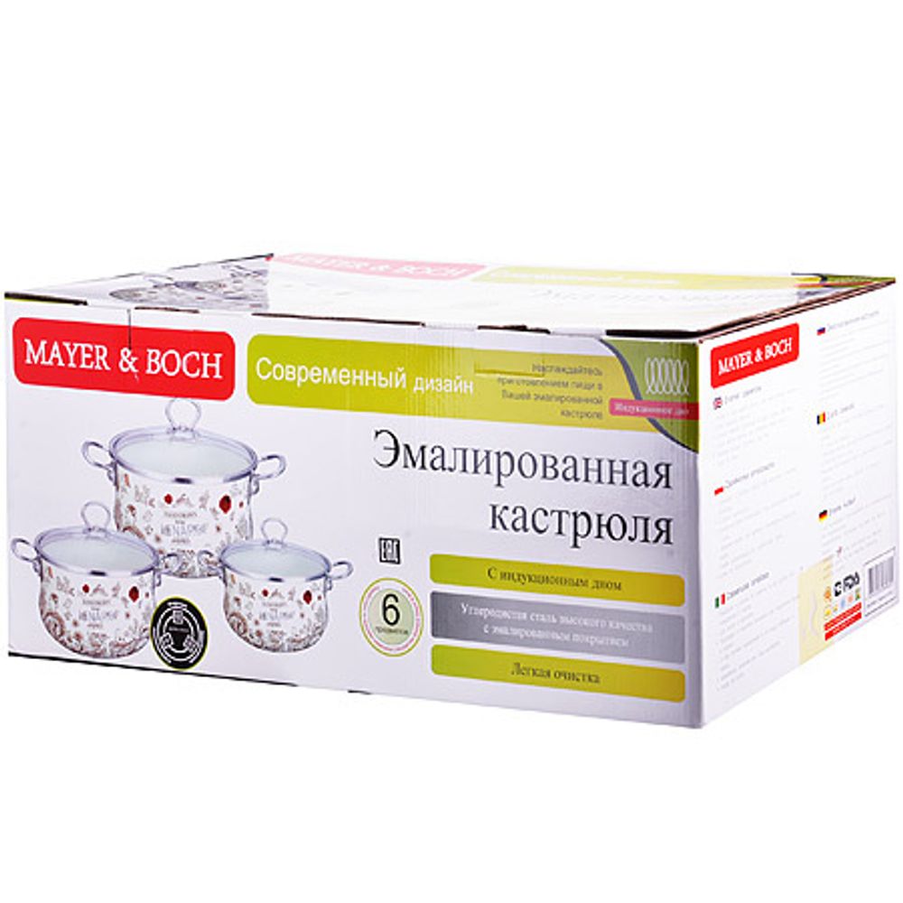 Набор кастрюль Mayer&amp;Boch MB-28842 6 пр.