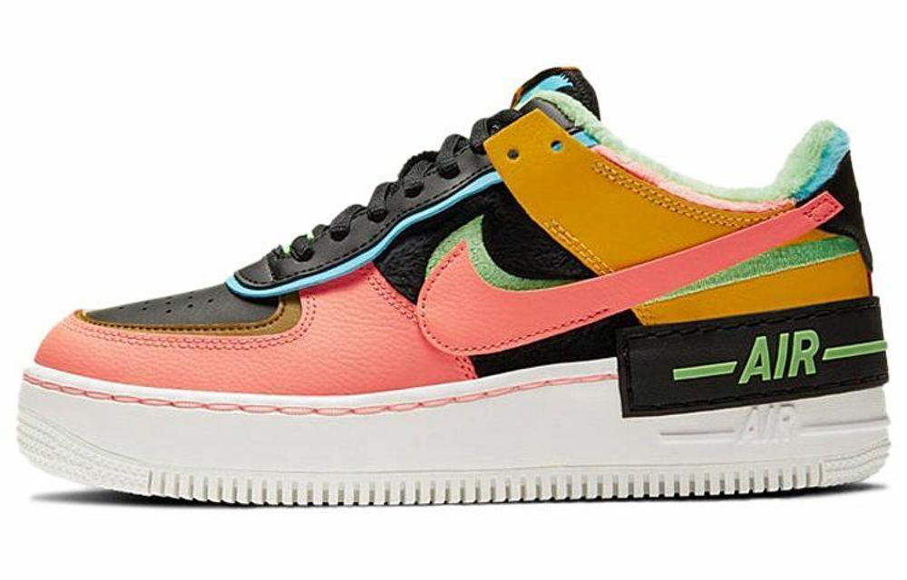 Кроссовки Nike Air Force 1 Low Shadow Se "Olive Flak" (Женская размерная сетка)