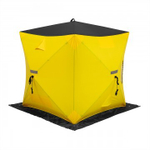 Зимняя палатка Helios CUBE EXTREME 1.8 с широким входом, желтый/черный