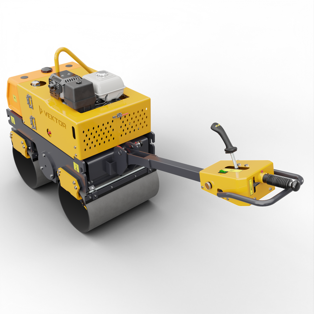 Виброкаток ручной двухвальцовый Vektor VRDR-800D