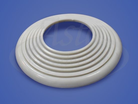 Платформа площадка ПВХ под люстру овальная 250*180 белая