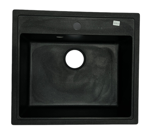 МОЙКА QR5 (ПРЯМОУГОЛЬНАЯ, ЧЕРНЫЙ МАТОВЫЙ, 50-59)