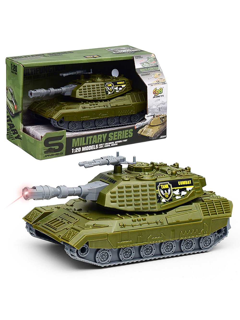 Игрушка Танк Вперёд! на батарейках (JS197)