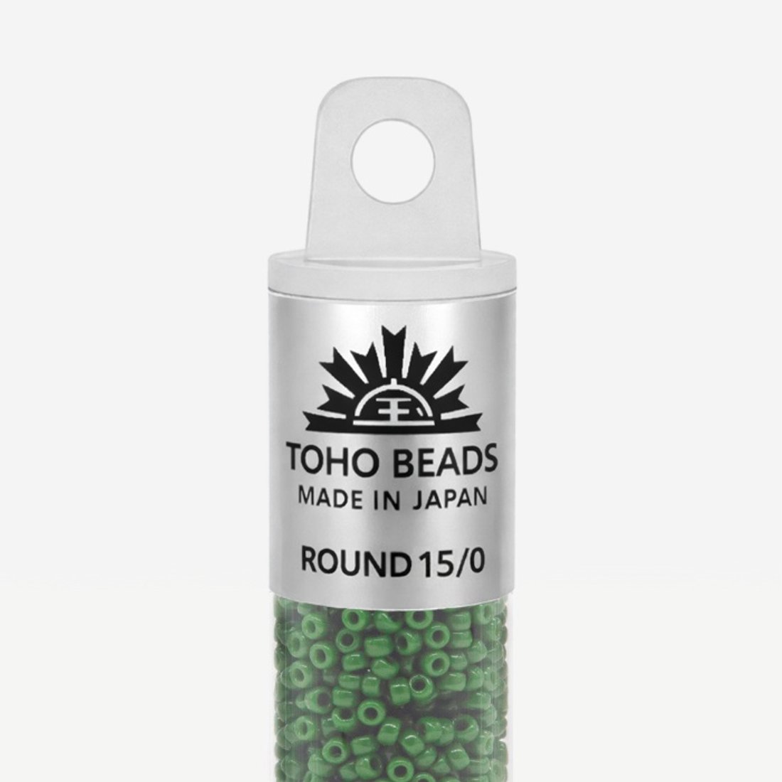 Японский бисер TOHO Round 15/0 (№47H), непрозрачный глянцевый