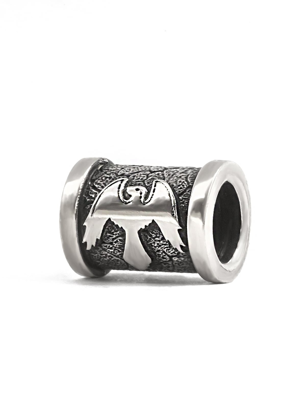 Шарм Ворон из серебра