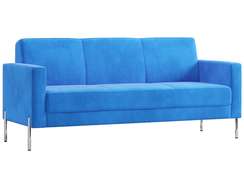 Трехместный диван с подлокотниками Helmut HL-03 ткань Velutto 45