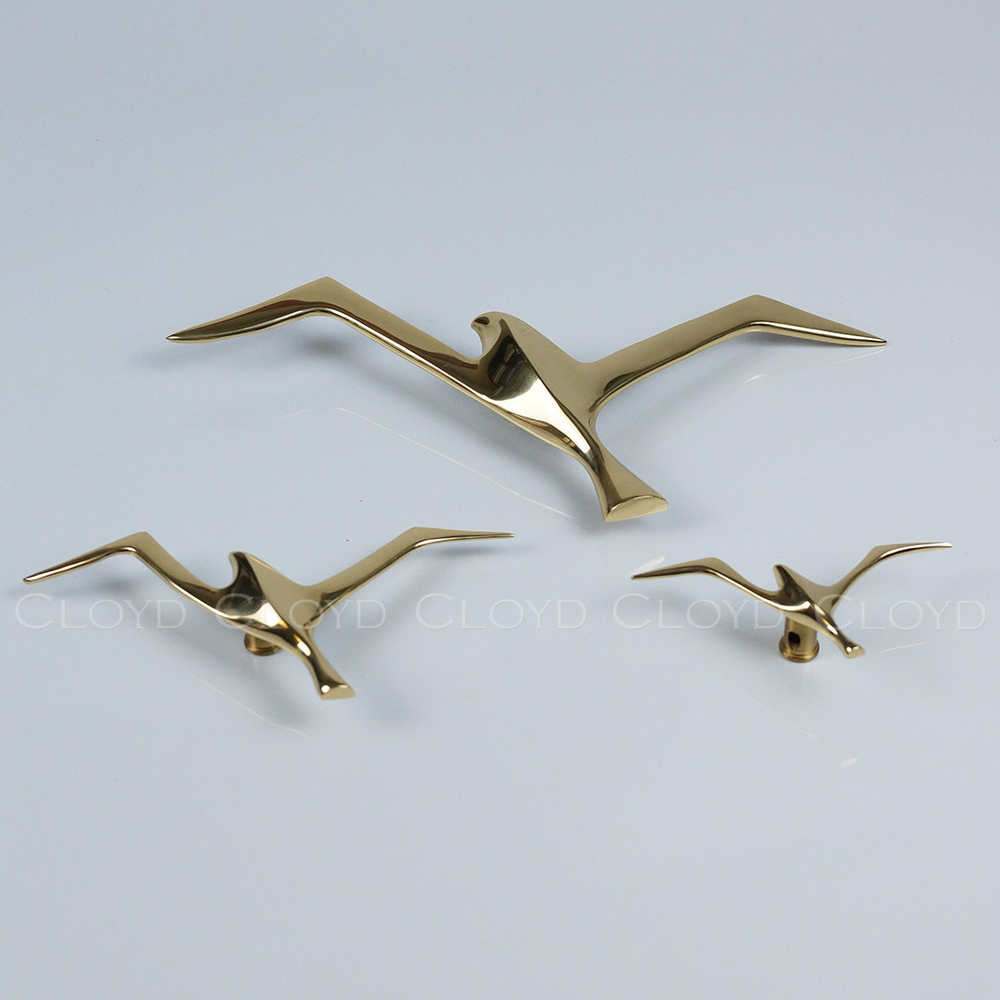 Декор настенный Cloyd арт.50157 / шир. 17 см - латунь / серия 1634