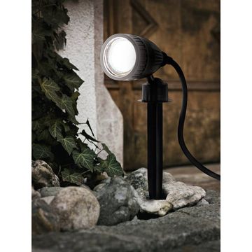 Грунтовый светильник 1*GU10 93384 черный NEMA 1 Eglo