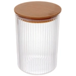 Банка для продуктов пластиковая «BAMBOO» 750мл круглая