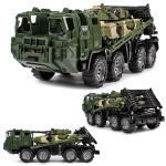 Военный тягач "Щит" с танком (камуфляж) (Нордпласт)