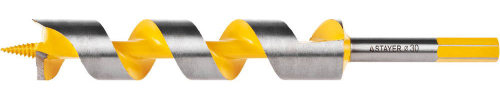 STAYER Spiral 30x235/160мм, сверло левиса по дереву, шестигранный хвостовик