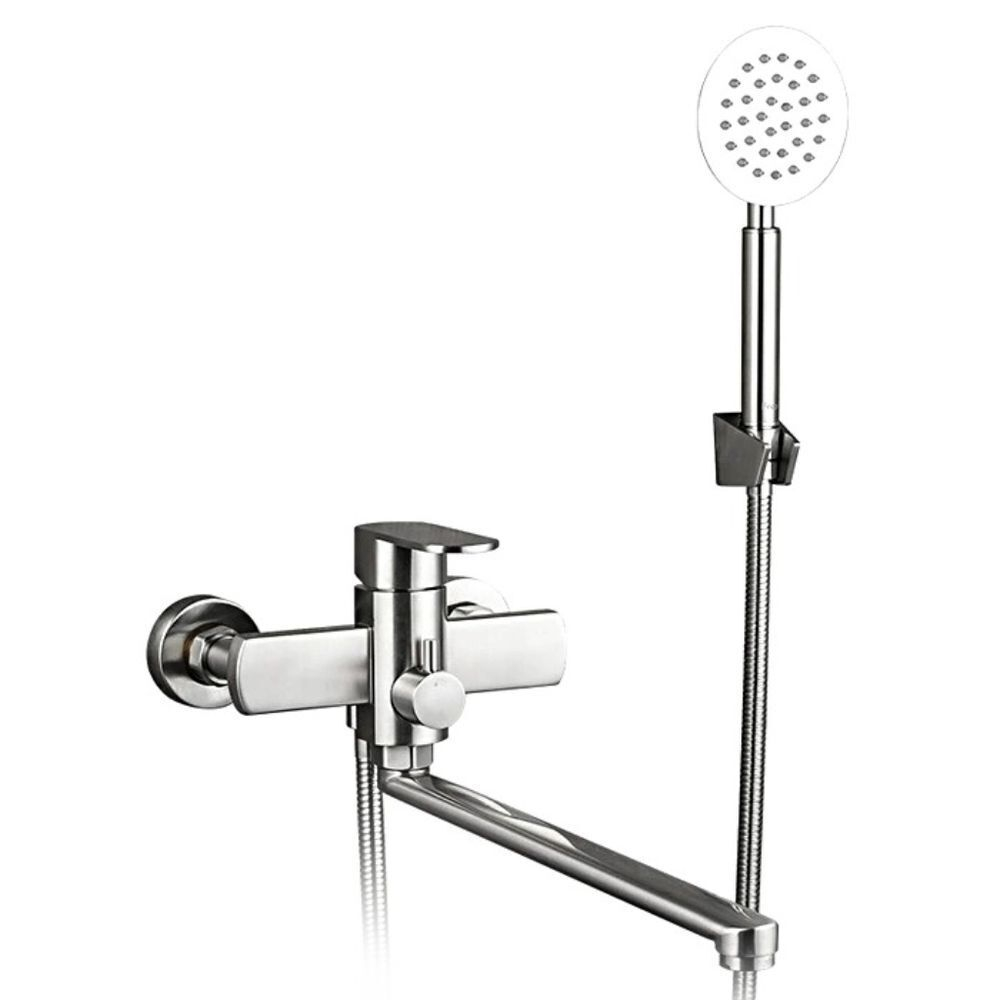 Смеситель для ванны, Frap, с картриджем, нерж, F22805