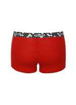 Мужские трусы-боксеры с широкой резинкой с рисунком в виде сот (Размер: XL) (Цвет: зеленый)