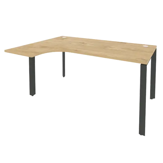 Onix Стол эргономичный левый на П-образном м/к O.MP-SA-4 (L) 1580*1180*750 (800/460)