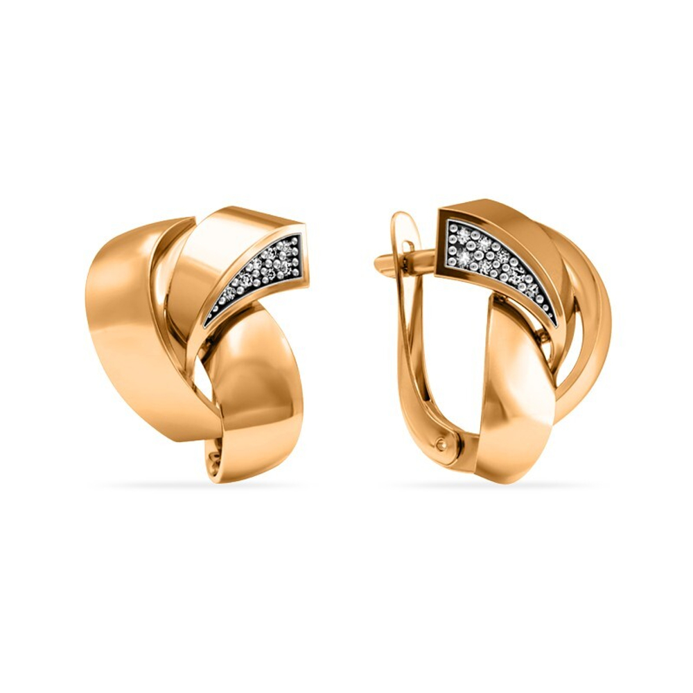 Серьги из золота 585 пробы
